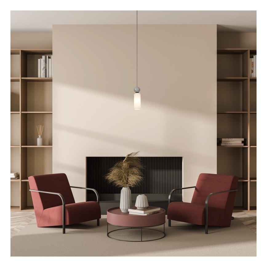 ITALUX - Lustru suspendat pe cablu SANTOS 1xG9/40W/230V negru