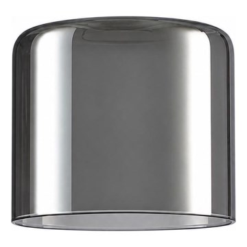 ITALUX - Sticlă de rezervă pentru candelabrul SANTIA E27, Ø 12 cm, fumurie neagră
