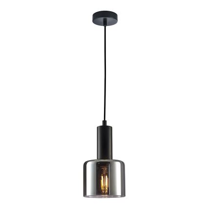 ITALUX - Sticlă de rezervă pentru candelabrul SANTIA E27, Ø 12 cm, fumurie neagră