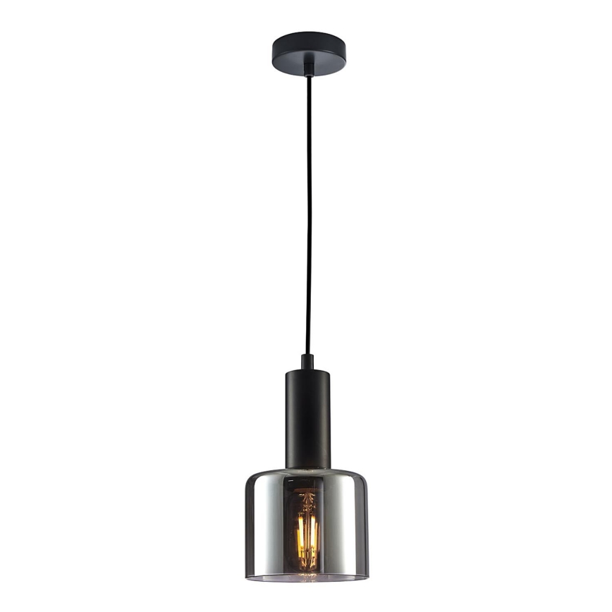 ITALUX - Sticlă de rezervă pentru candelabrul SANTIA E27, Ø 12 cm, fumurie neagră