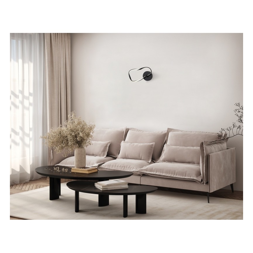 ITALUX - Aplică LED de perete AMAYA LED/20W/230V, negru