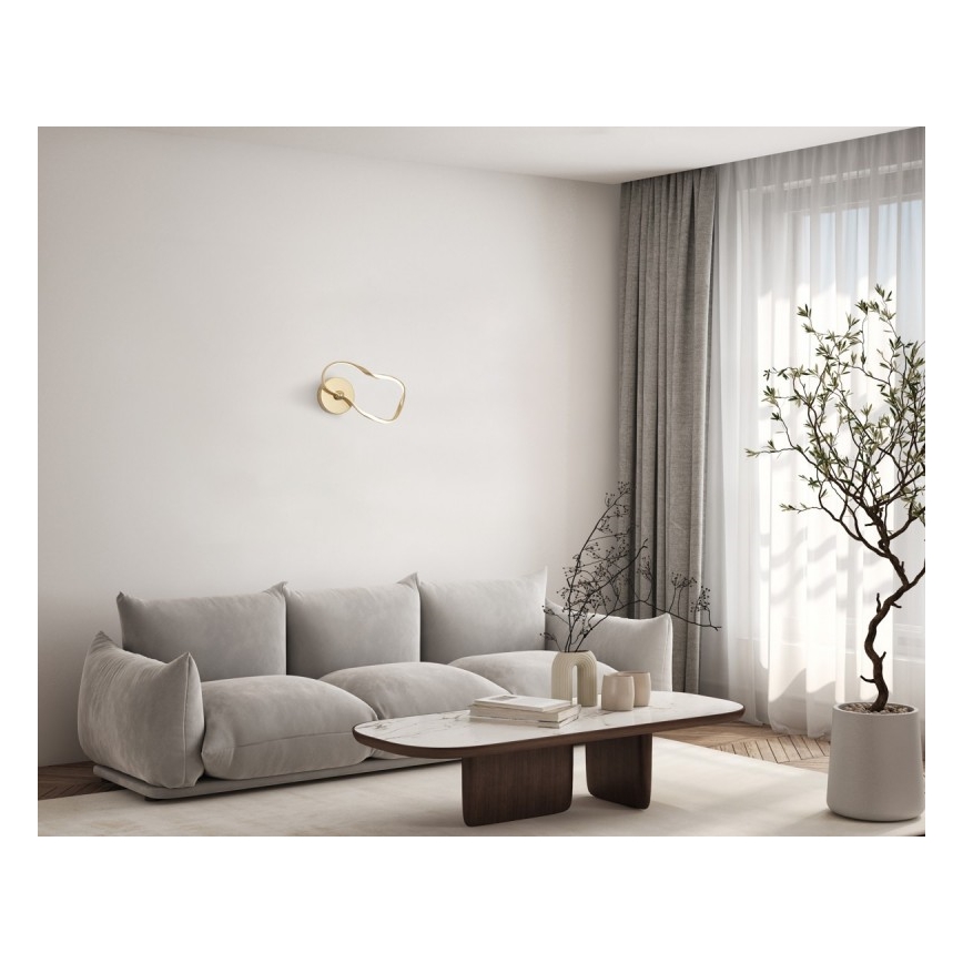 ITALUX - Lampă de perete LED AMAYA, 20W/230V, finisaj auriu