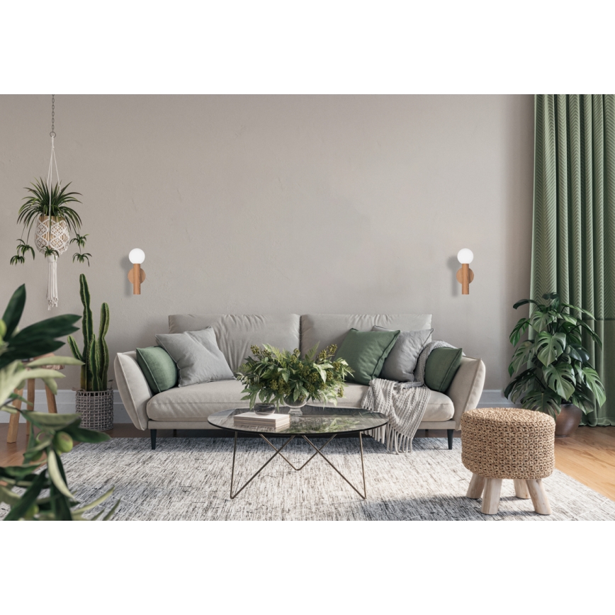 ITALUX - Lampă de perete FILANO 1xG9/5W/230V maro