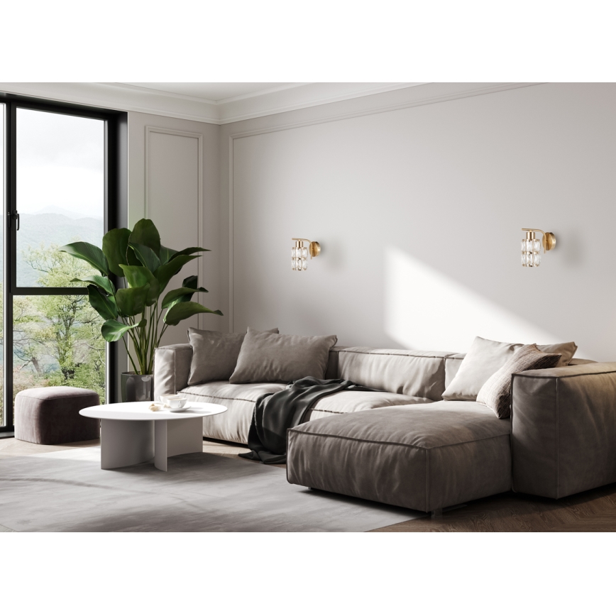 ITALUX - Lampă de perete ALMA 1xE27/40W/230V aurie