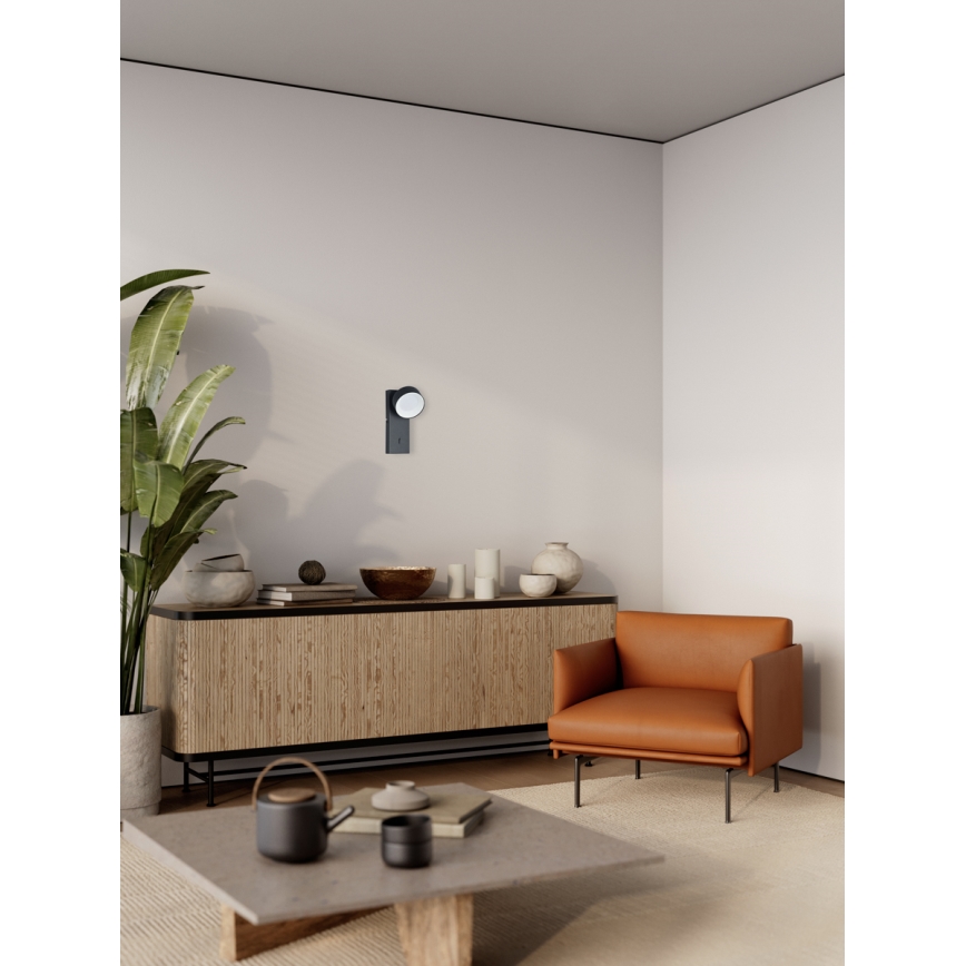 ITALUX - Aplică de perete LED FONTEN LED/1,8W/230V 4000K negru