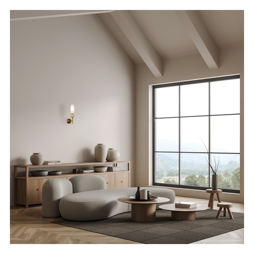 ITALUX - Aplica de perete SANTOS 1xG9/40W/230V, finisaj auriu