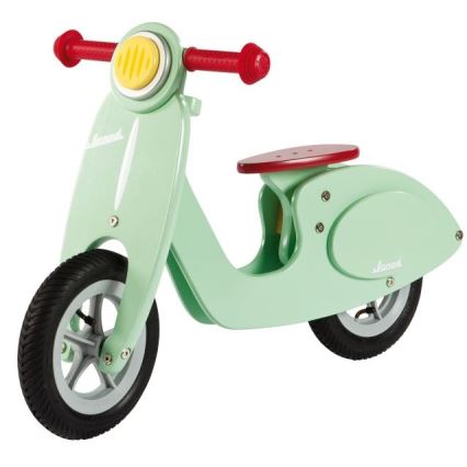 Janod - Bicicletă fără pedale pentru copii VESPA verde