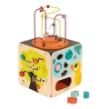 Janod - Cub interactiv cu labirint MULTI ACTIVITY
