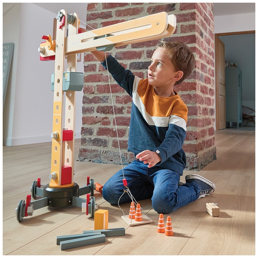 Janod - Macara din lemn BOLID