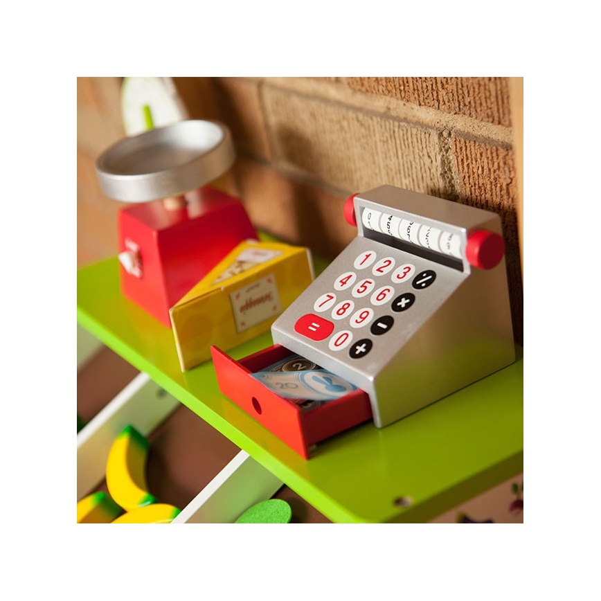 Janod - Magazin de lemn cu casă de marcat