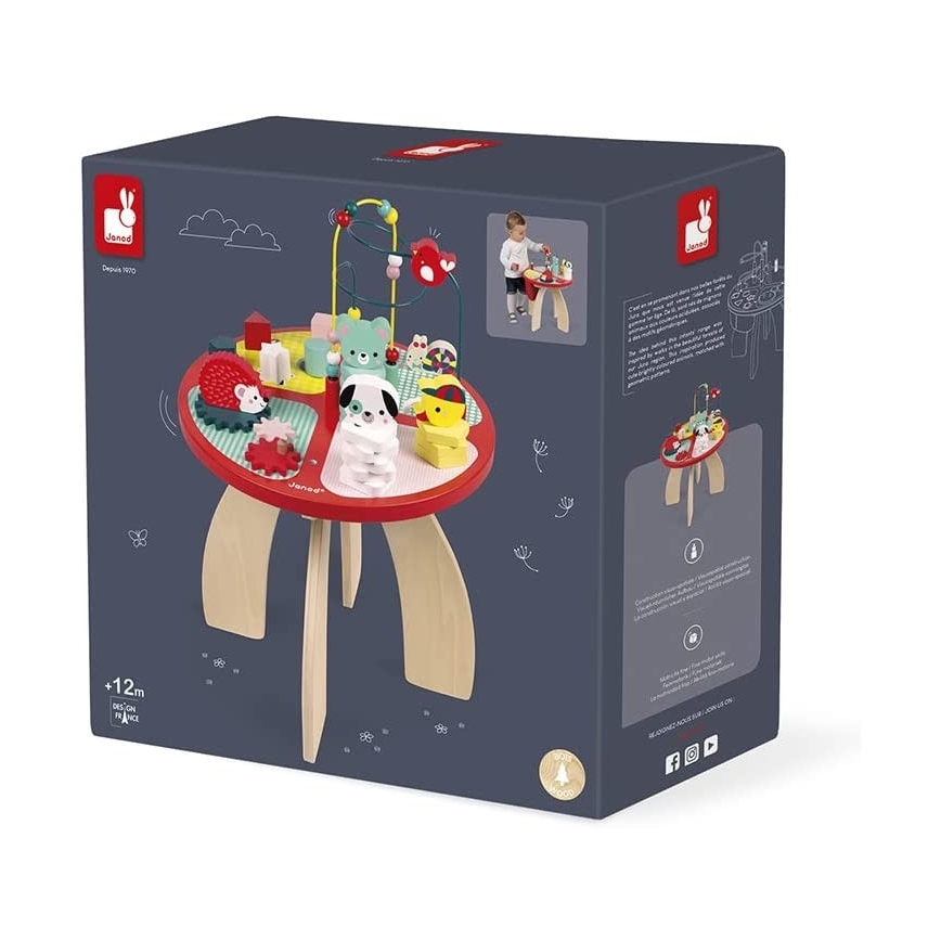 Janod - Masă interactivă pentru copii BABY FOREST