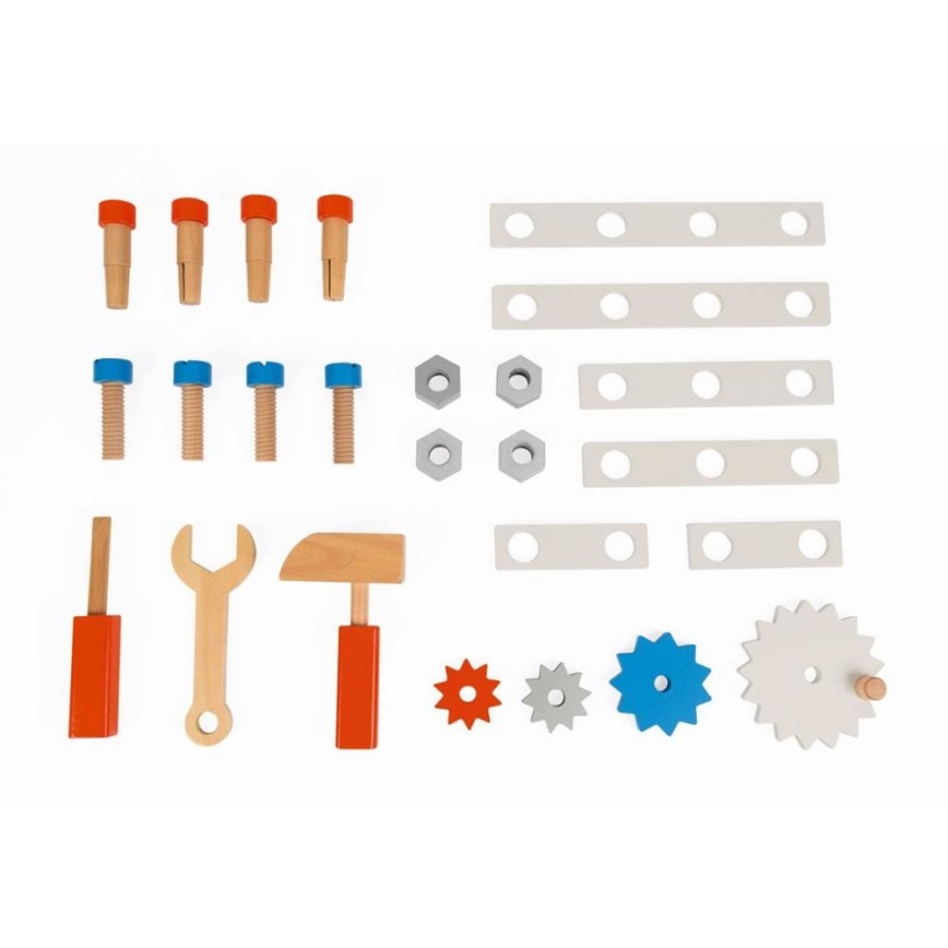 Janod - Premergător din lemn cu unelte BRICOKIDS