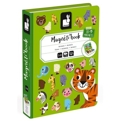 Janod - Set interactiv magnetic MAGNETIBOOK animale