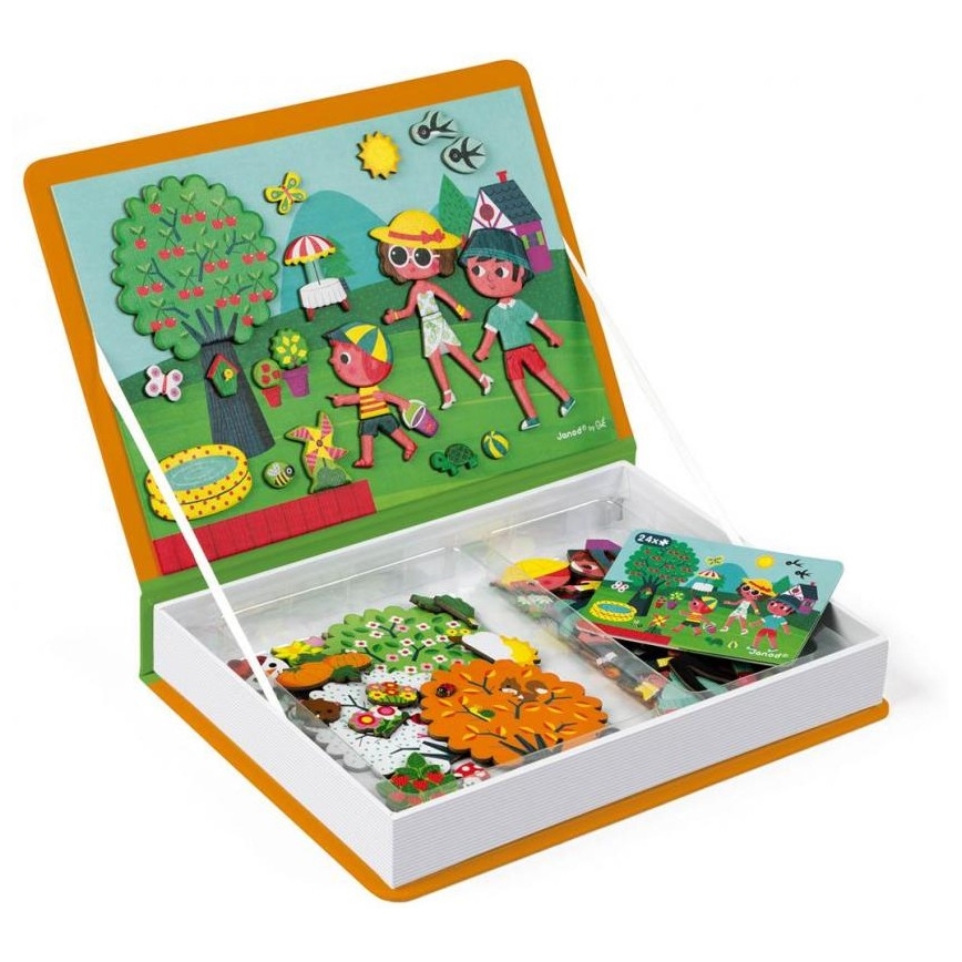 Janod - Set interactiv magnetic MAGNETIBOOK anotimpurile anului