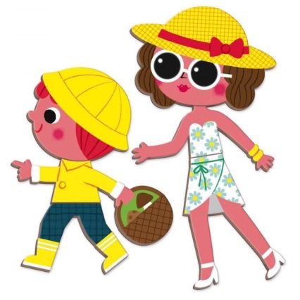 Janod - Set interactiv magnetic MAGNETIBOOK anotimpurile anului