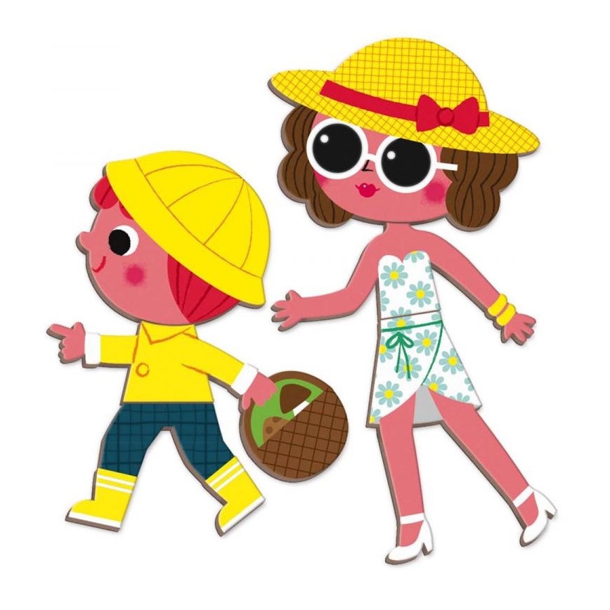 Janod - Set interactiv magnetic MAGNETIBOOK anotimpurile anului