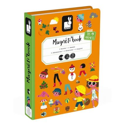 Janod - Set interactiv magnetic MAGNETIBOOK anotimpurile anului