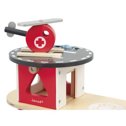 Janod - Stație de pompieri din lemn BOLID