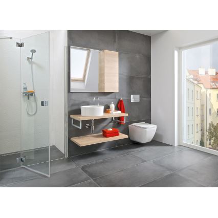 JIKA H8184200001121 - Lavoar pentru blat CUBITO, diametru 40 cm, ceramică/culoare albă