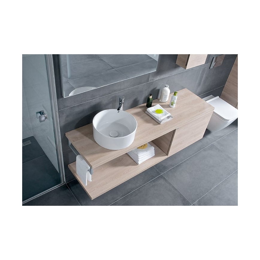 JIKA H8184200001121 - Lavoar pentru blat CUBITO, diametru 40 cm, ceramică/culoare albă