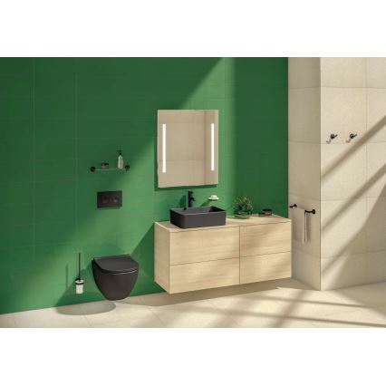 JIKA H8184237161121 - Lavoar pentru blat CUBITO 50x35 cm ceramică/negru mat