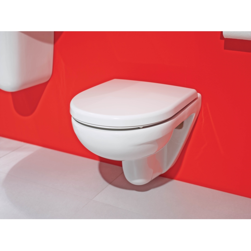 JIKA H8663810000001 - Vas WC suspendat LYRA, ceramică/alb + capac WC LYRA, duroplast/alb