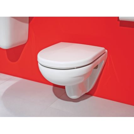 JIKA H8663850000001 - Vas WC suspendat LYRA, ceramică albă + capac WC LYRA, duroplast alb