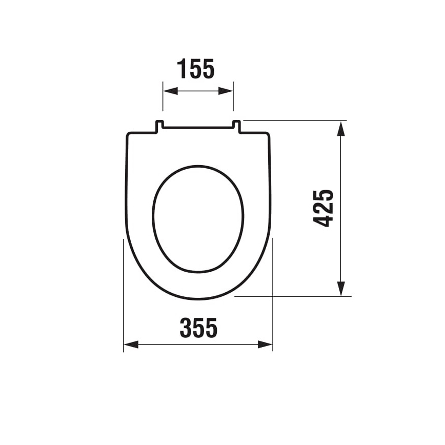 JIKA H8933853000001 - Capac WC LYRA SoftClose, duroplast, alb