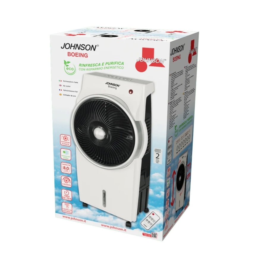JOHNSON - Răcitor de aer cu purificator BOEING 95W/230V + telecomandă