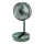 JOHNSON - Ventilator de birou reîncărcabil TORTUGA 5W/3,7V 1200 mAh, diametru 16,5 cm, verde