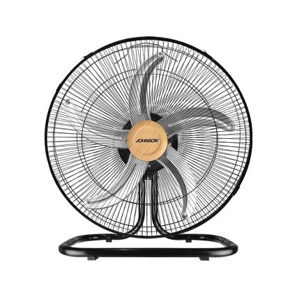 JOHNSON - Ventilator de podea 3 în 1 WOOD 80W/230V 130 cm negru/bej