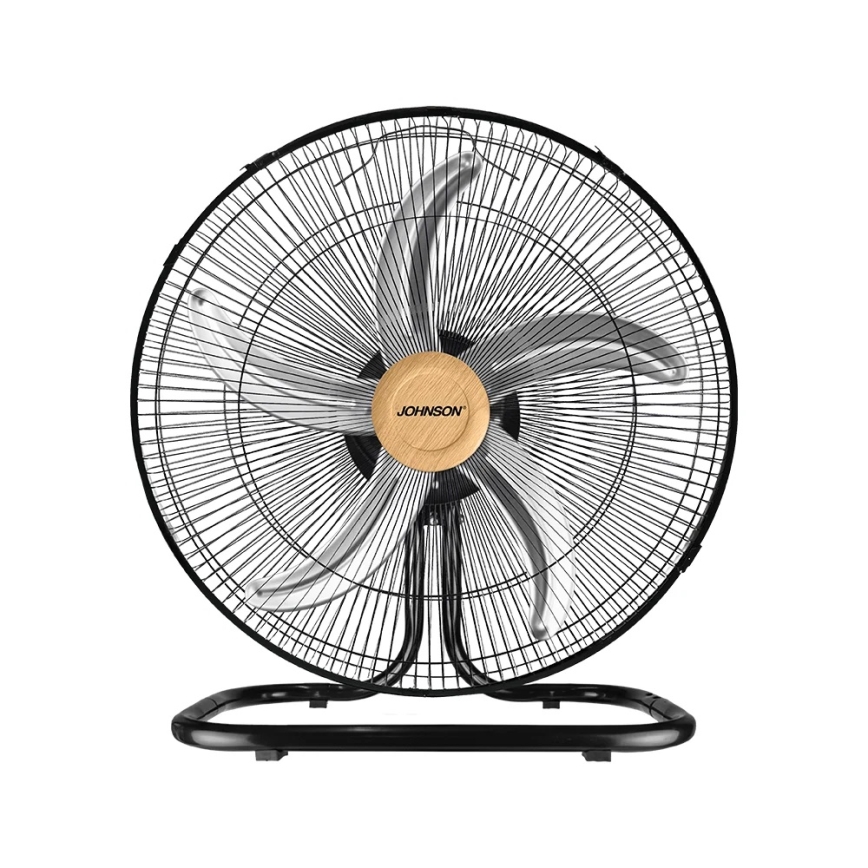 JOHNSON - Ventilator de podea 3 în 1 WOOD 80W/230V 130 cm negru/bej