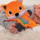 Jucărie de pluș de dentiție în formă de vulpe Infantino