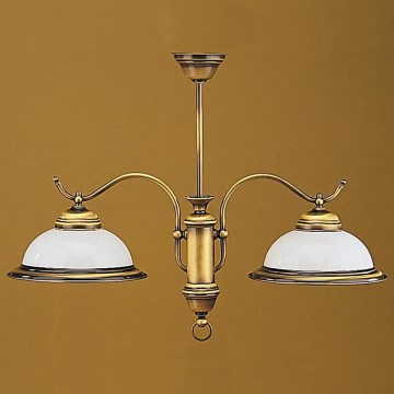 Jupiter 12 - OZ-2 - Lustră opală, 2xE27/60W/230V