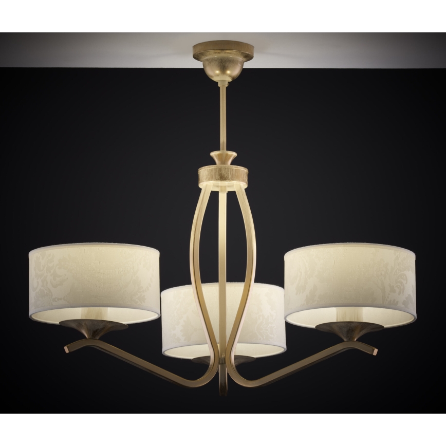 JUPITER 1274-KS3E - Candelabru cu tijă KASZMIR, 3xE27/60W