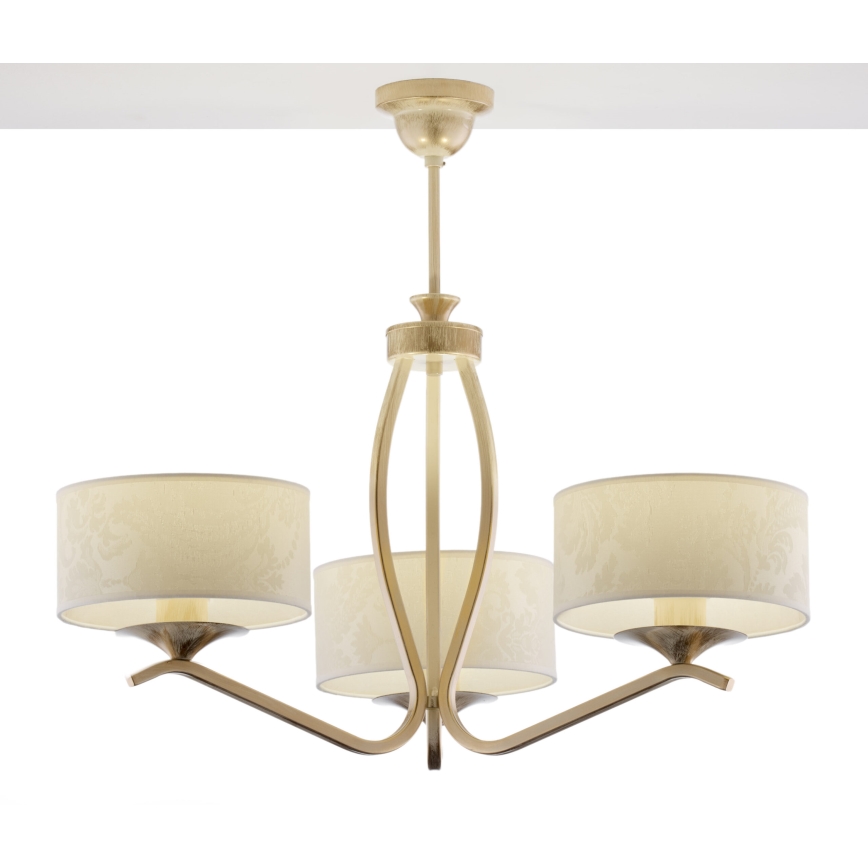 JUPITER 1274-KS3E - Candelabru cu tijă KASZMIR, 3xE27/60W