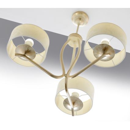 JUPITER 1274-KS3E - Candelabru cu tijă KASZMIR, 3xE27/60W