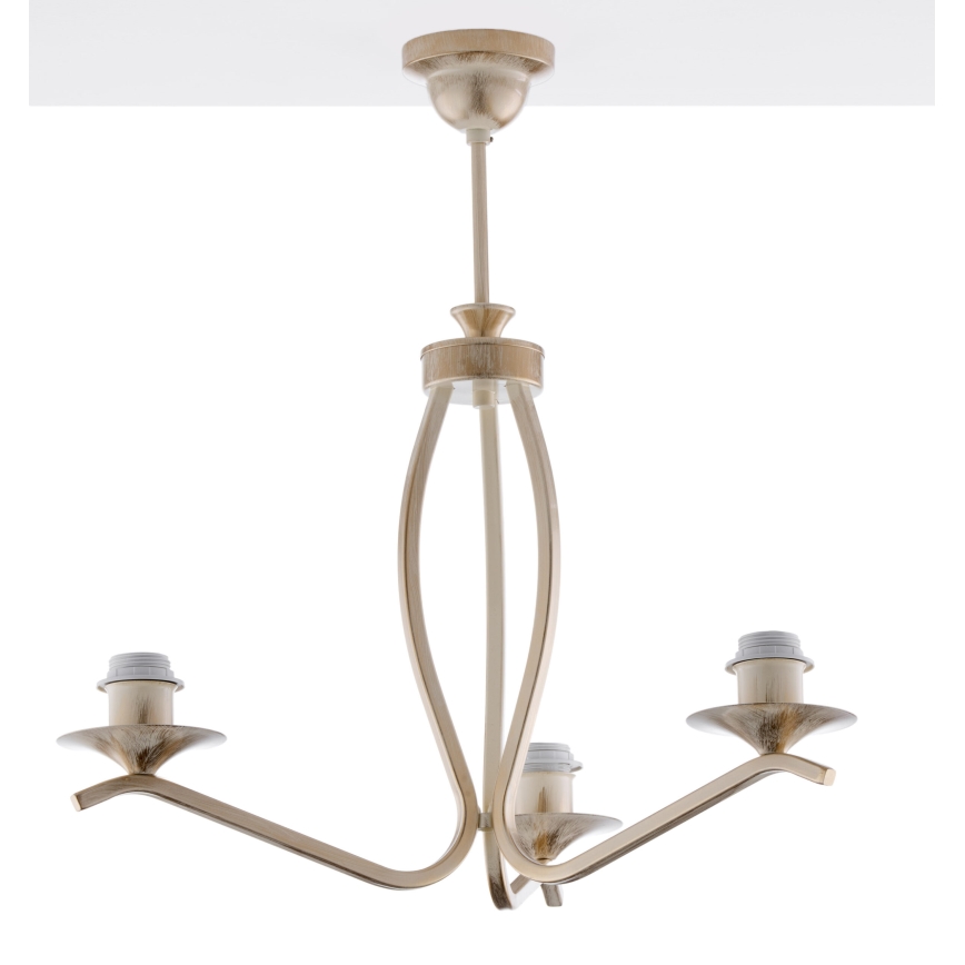 JUPITER 1274-KS3E - Candelabru cu tijă KASZMIR, 3xE27/60W