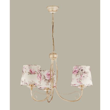 JUPITER 1283-SA3 - Lampă suspendată SARA 3xE27/60W