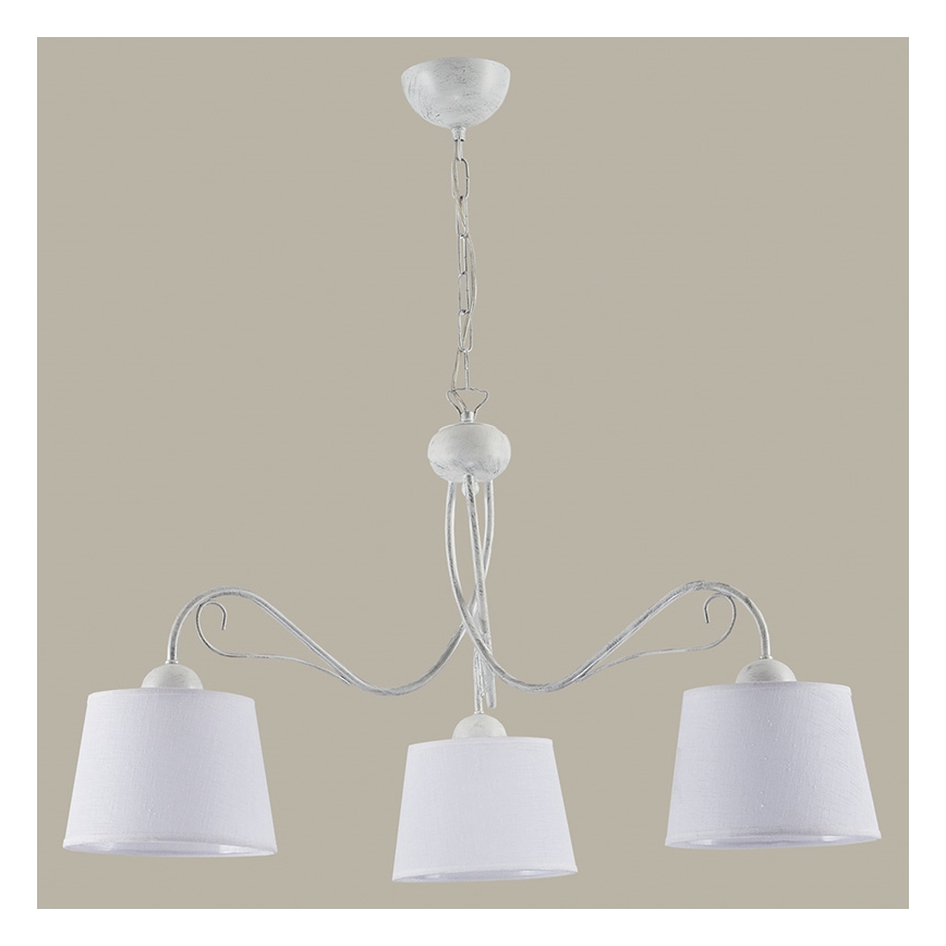 Jupiter 1345 - KM 3 B - Candelabru cu lanț KAMELIA 3xE27/60W/230V