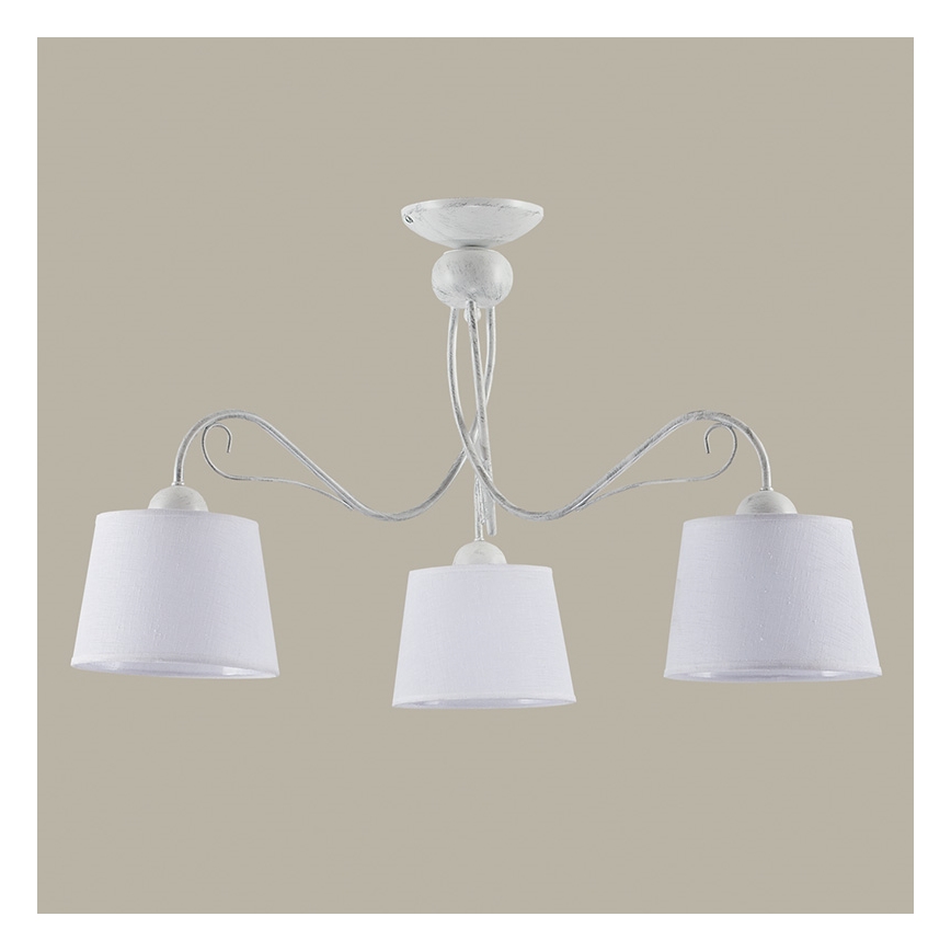 Jupiter 1349 - KM 3 PB - Plafonier KAMELIA 3xE27/60W/230V