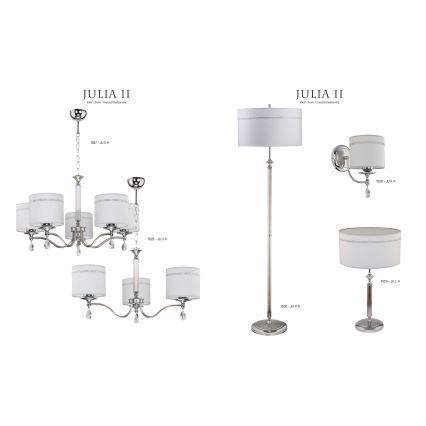 Jupiter 1529 - JU L H - Lampa de masa JULIA II E27/60W