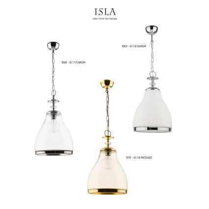 Jupiter 1569 - IS 1 B/C - Lampa suspendata ISLA E27/60W