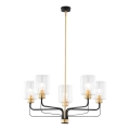 Jupiter 1882 - Candelabru pe tijă CERES 5xE27/15W/230V auriu/negru