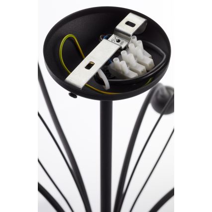 Jupiter 2056 - Candelabru GLORIOSA pe tijă 10xG9/14W/230V, negru