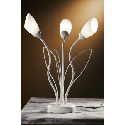 Jupiter 2060 - Lampă de masă GLORIOSA 3xG9/14W/230V crem