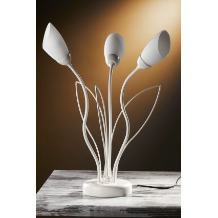 Jupiter 2060 - Lampă de masă GLORIOSA 3xG9/14W/230V crem