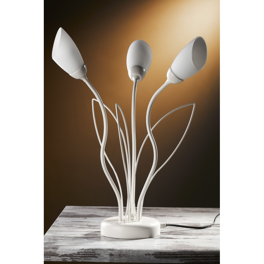 Jupiter 2060 - Lampă de masă GLORIOSA 3xG9/14W/230V crem