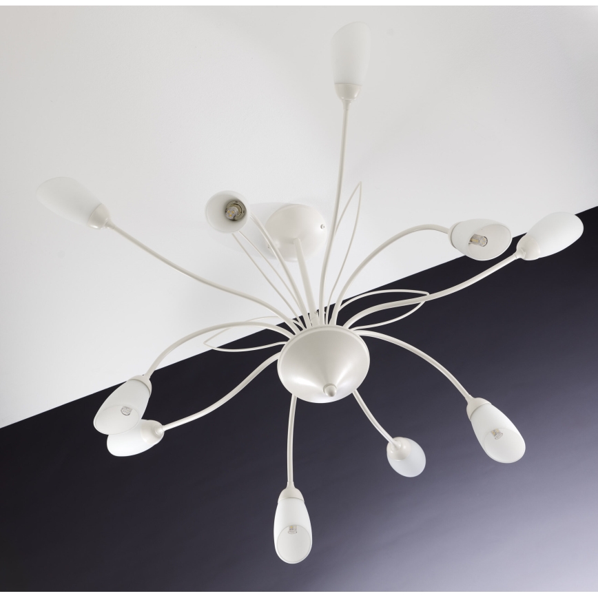 Jupiter 2061 - Lustra pe tijă GLORIOSA, 10xG9/14W/230V, crem