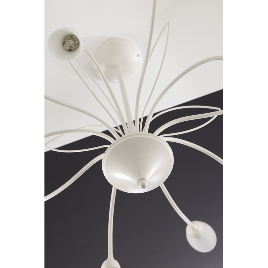 Jupiter 2061 - Lustra pe tijă GLORIOSA, 10xG9/14W/230V, crem